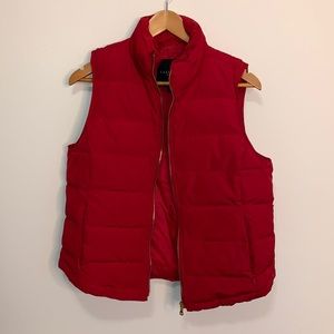 Talbots Red Vest